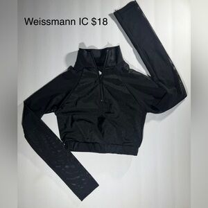 Black Long Sleeve Athletic Top